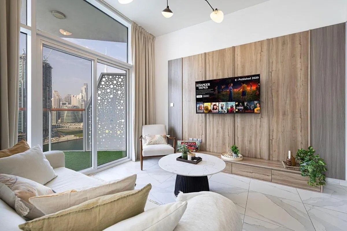Panoramic! Burj Khalifa And Canal View! Dubai United Arab Emirates