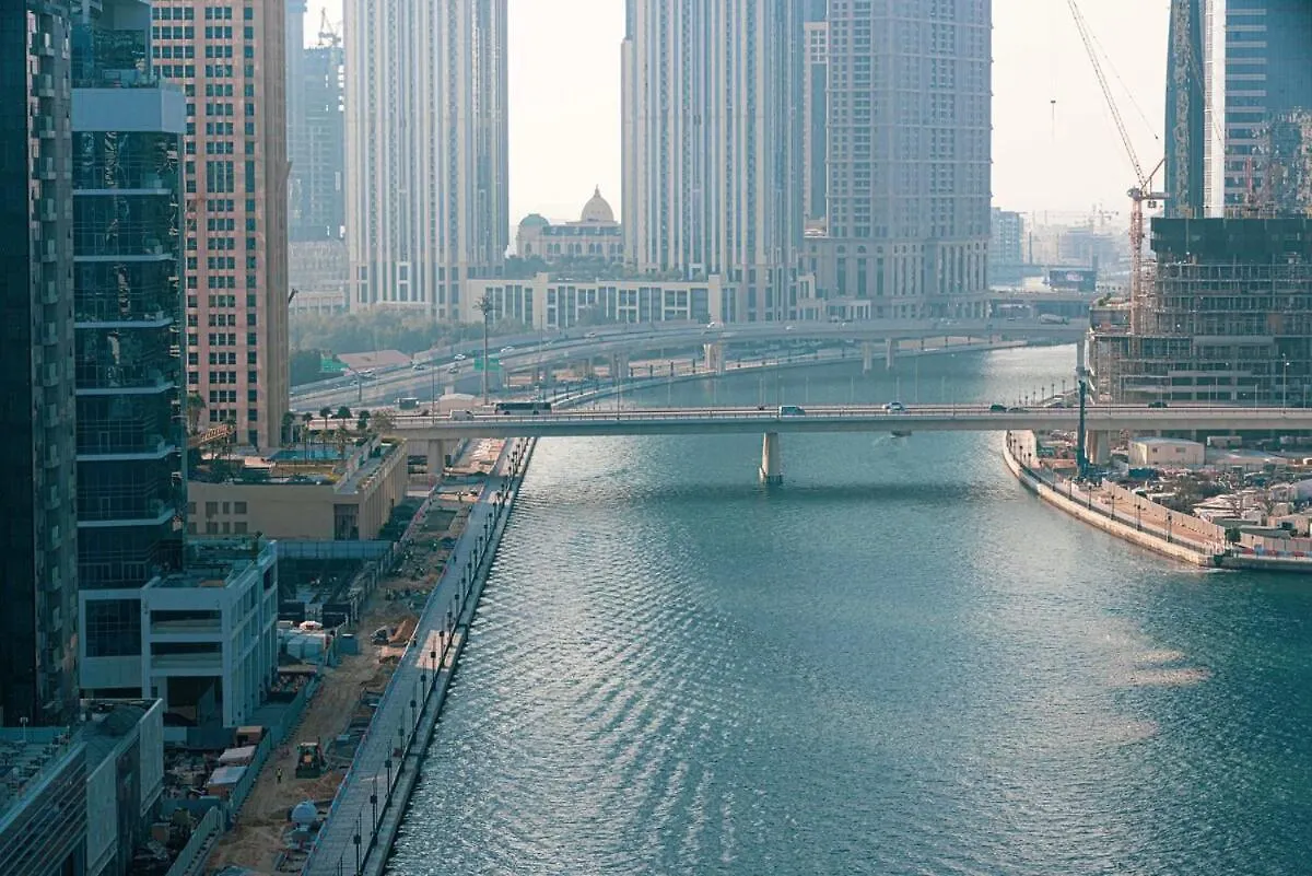 Apartment Panoramic! Burj Khalifa And Canal View! Dubai