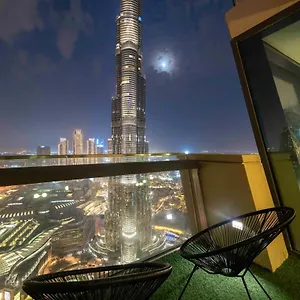 First Class 3br With Full Burj Khalifa And Fountain View شقة